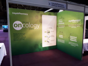 Shell Scheme Printing on Exhibition Stand